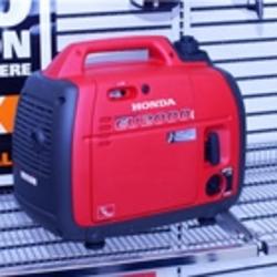 Honda inverter generator on the counter